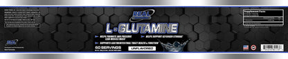 Real Formulas L-Glutamine Amino Acid Powder - 5000mg Pure Unflavored - for Sport Workout Support &amp; Performance - 60 Servings