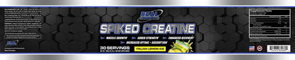 Real Formulas Spiked Creatine Powder - Creatine, Dextrose, and Alpha-Lipoic Acid - for Sport Workout Support &amp; Performance - 30 Servings