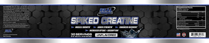 Real Formulas Spiked Creatine Powder - Creatine, Dextrose, and Alpha-Lipoic Acid - for Sport Workout Support &amp; Performance - 30 Servings