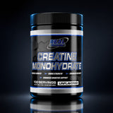 Real Formulas Creatine Monohydrate Powder - 5000mg Pure Unflavored - for Sport Workout Support & Performance - 100 Servings