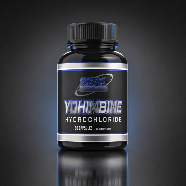Real Formulas Yohimbine HCL Capsules - 4mg - for Energy, Sport Workout Support & Performance - 60 Count